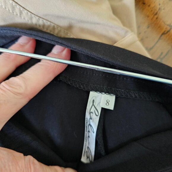 Lulu-B Black Pull On Bermuda Shorts and Coral Bay Blue shorts both sz 8 - Picture 7 of 10